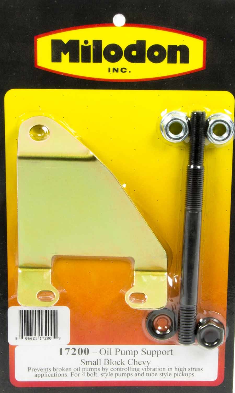 MILODON SBC Oil Pump Support Bracket 17200