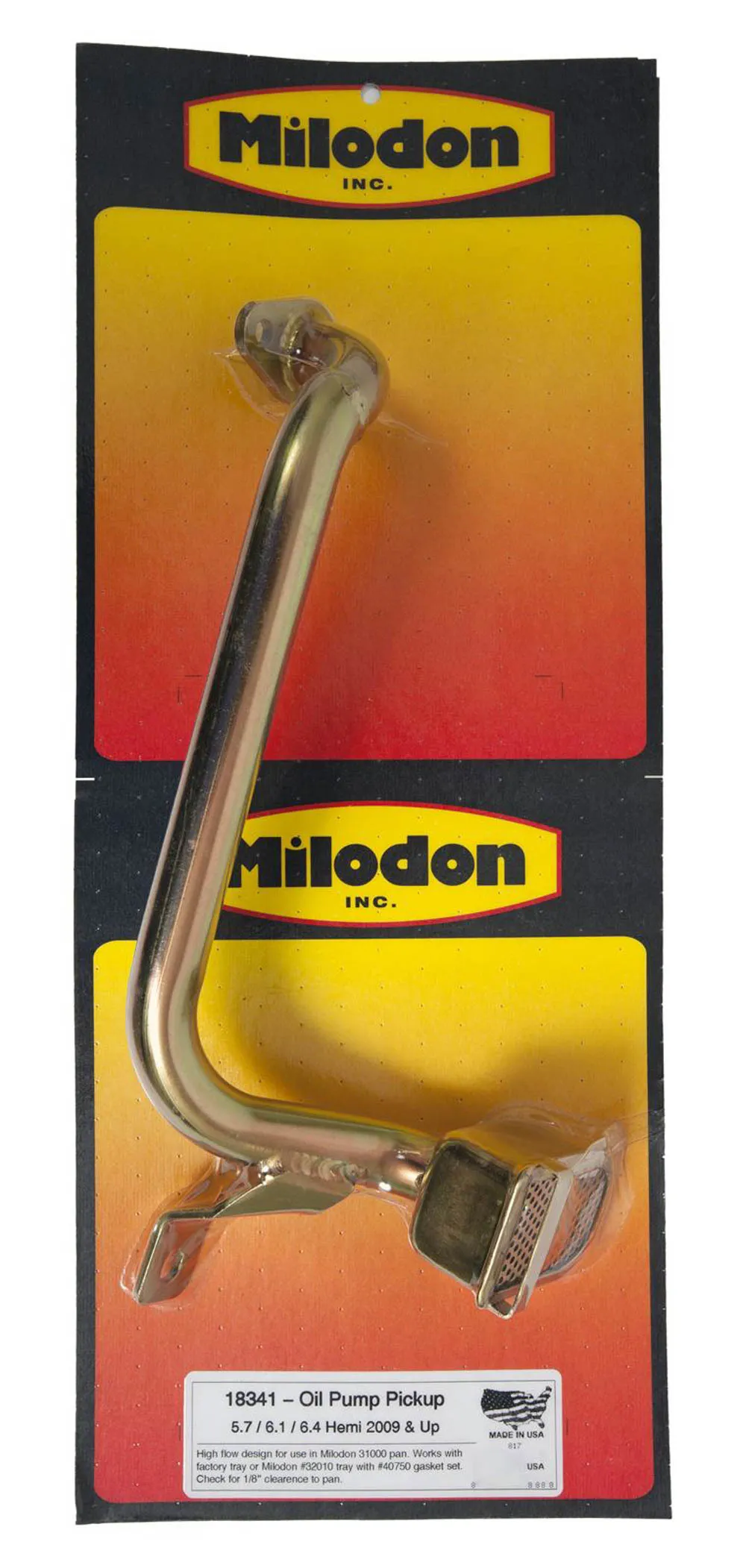 MILODON Oil Pump Pick-Up Mopar Gen III Hemi Mid-Sump 18341