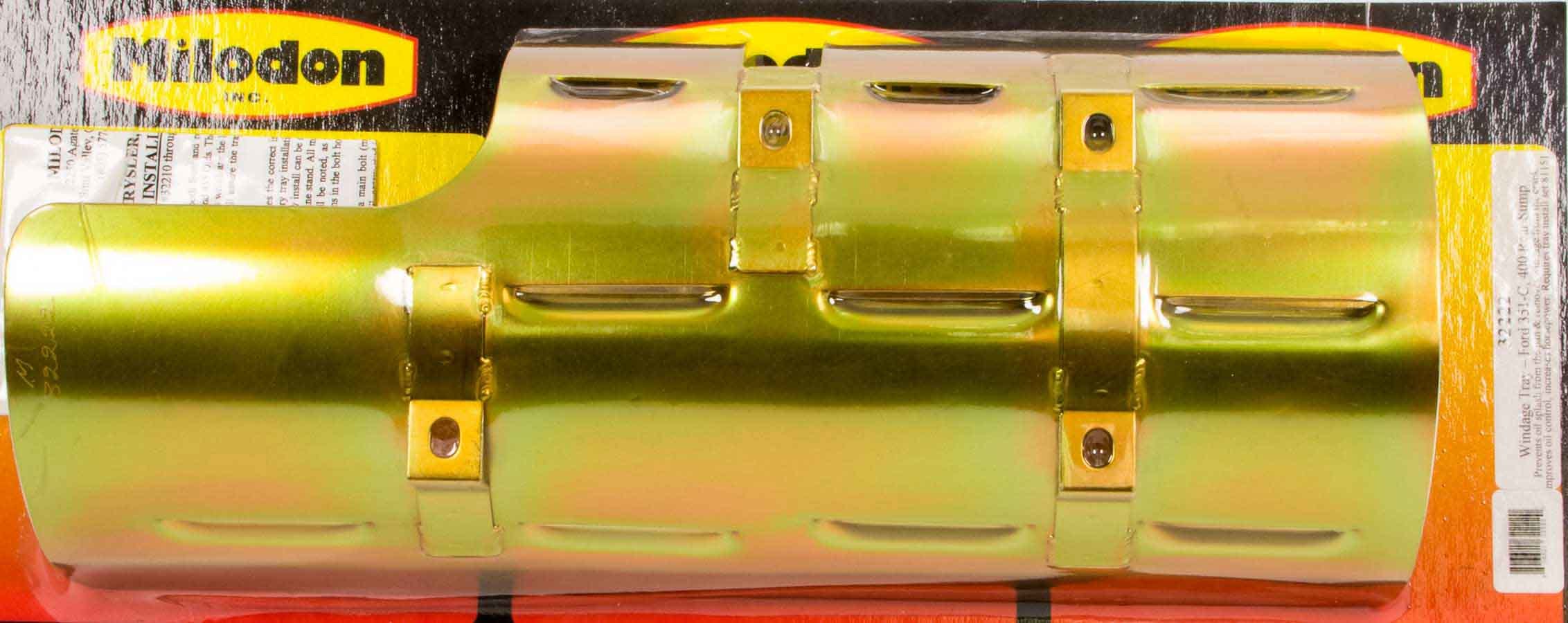 MILODON Ford Rear Sump Windage Tray - 351C 32222