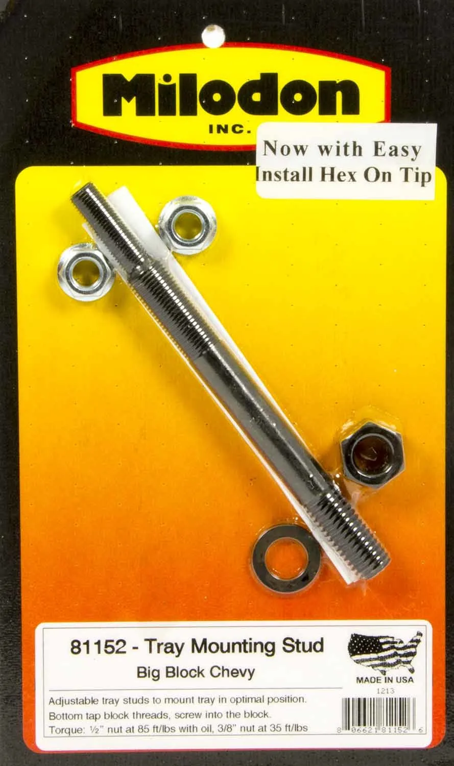 MILODON 1/2in Windage Tray Stud 81152