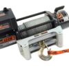 MILE MARKER 8000lb Winch w/Roller Fairlead 12' Remote 77-50141W