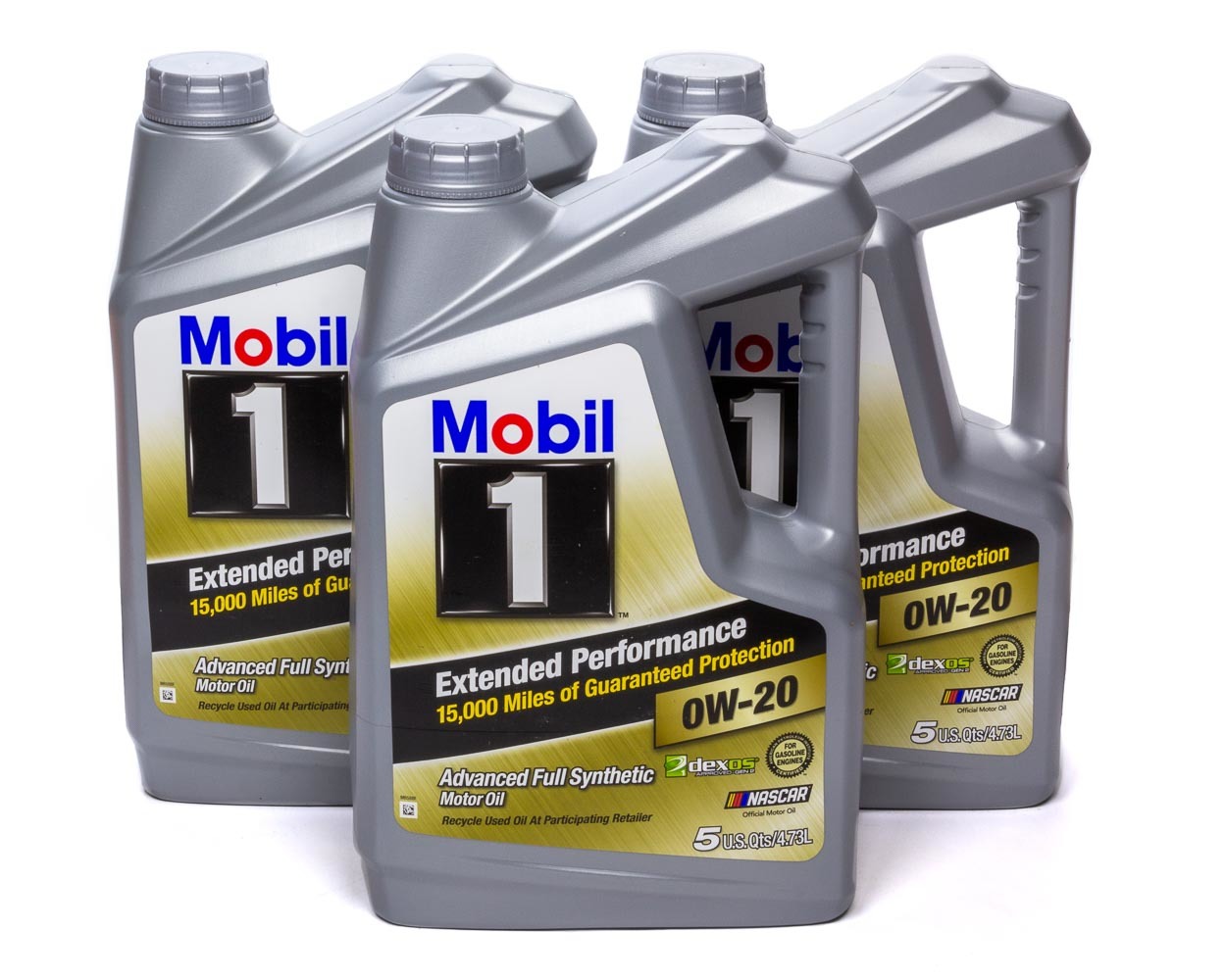 MOBIL 1 0w20 EP Oil Case 3x5 Qt Bottles Dexos 120903