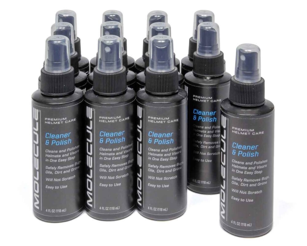 MOLECULE Helmet Cleaner & Polish 4oz Spray Case of 12 MLHCP-4-12