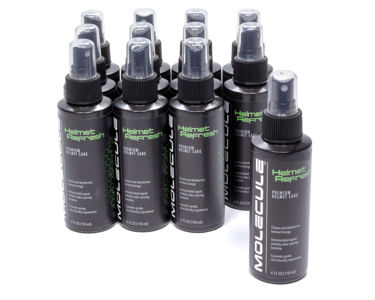 MOLECULE Helmet Fabric Refresher 4oz Spray Case of 12 MLHFF-4-12