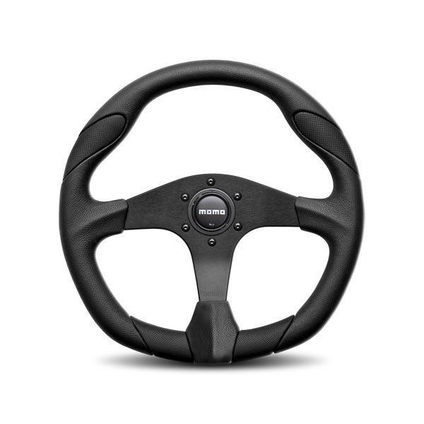 MOMO AUTOMOTIVE ACCESSORIES Quark Steering Wheel Polyurethane Black QRK35BK0B