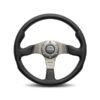 MOMO AUTOMOTIVE ACCESSORIES Race 350 Steering Wheel Leather / Airleather RCE35BK1B