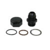 MOROSO Positive Seal Vented Fitting 8an - Black 22627