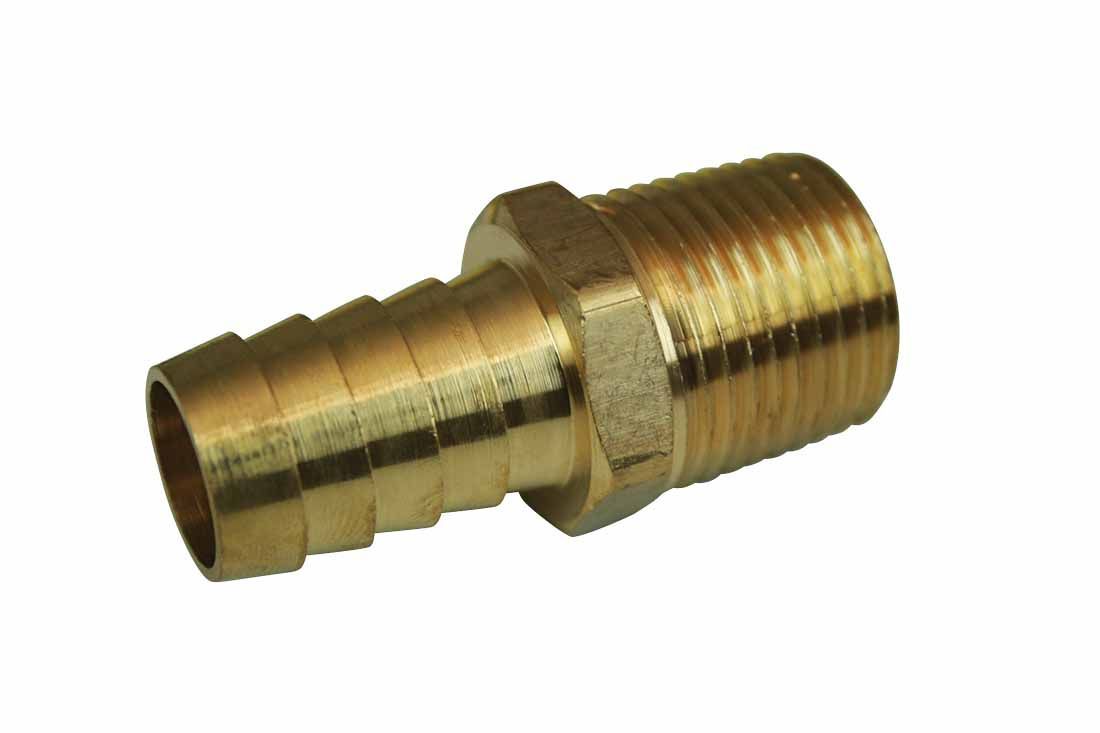 MOROSO Fitting 1/2 NPT x 5/8 Barb Straight Brass 22735
