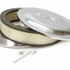 MOROSO 14x3 Air Cleaner Kit w/Raised Bottom Chrome 65913