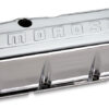 MOROSO Chrome B/E Valve Covers BBC Tall w/Baffle 68113