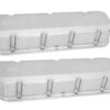 MOROSO BBC Billet Rail Valve Cover Set - Tall wo/Logo 68482