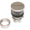 MOROSO Valve Cover Breather Kit U-Weld - Aluminum 68852