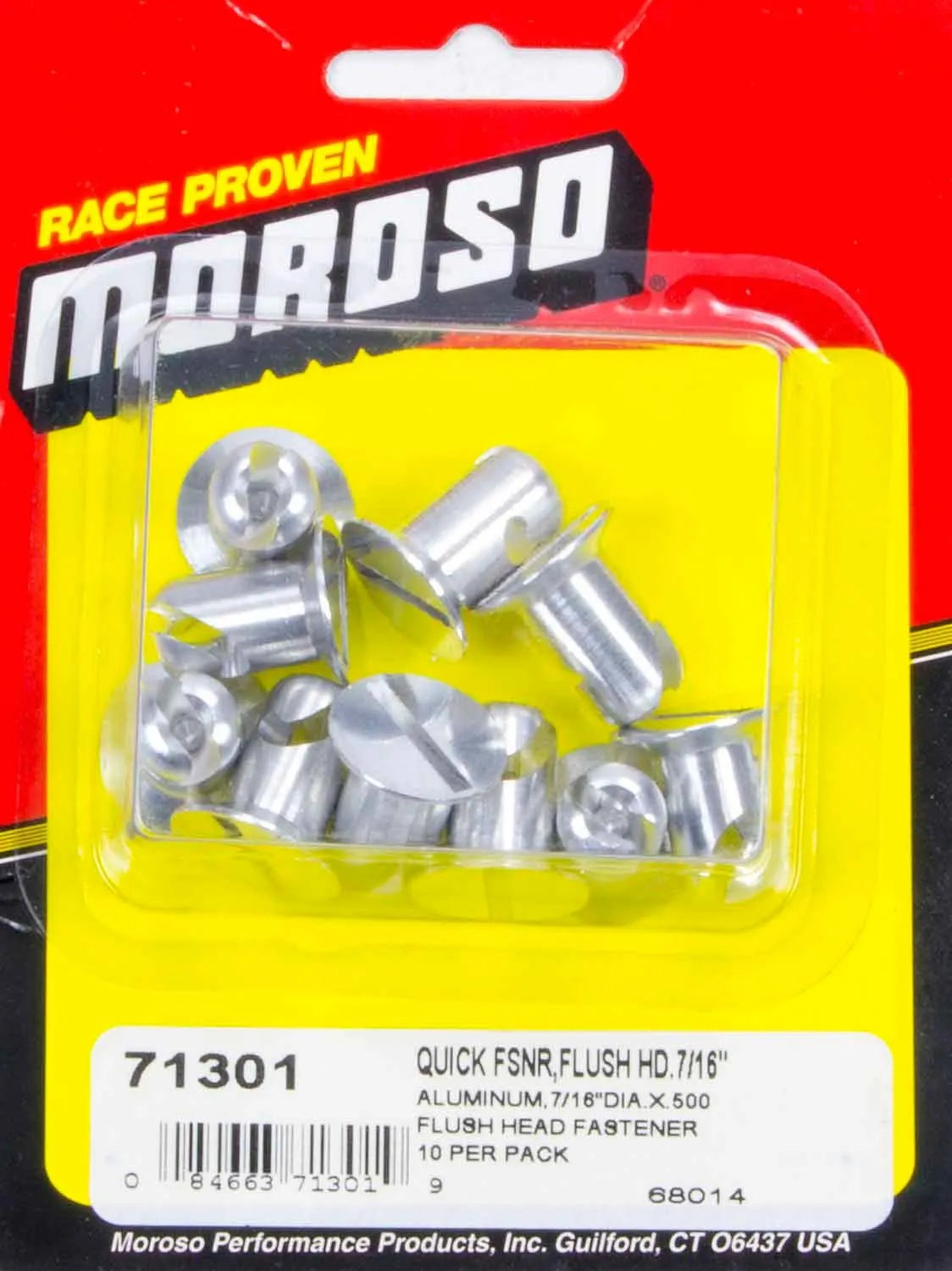 MOROSO Alum. Quick Fasteners- Flush Head-7/16in x .5in 71301