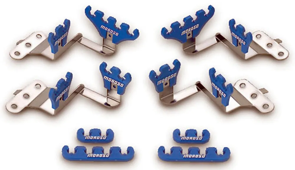 MOROSO Blue Wire Loom Kit For SBC Center Bolt V/C 72140