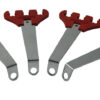 MOROSO Spark Plug Wire Looms Red 72151