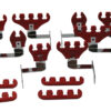 MOROSO BBC Wire Loom Kit - Red 72176