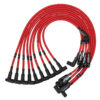 MOROSO Ultra 40 Plug Wire Set SBC Sprint Car Red 73699