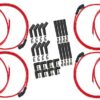 MOROSO Ultra 350 Plug Wire Set - Red LS 73751