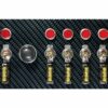 MOROSO Fiber Design Switch Panel - Black/Black 74139