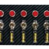 MOROSO Fiber Design Switch Panel - Black/Black 74148
