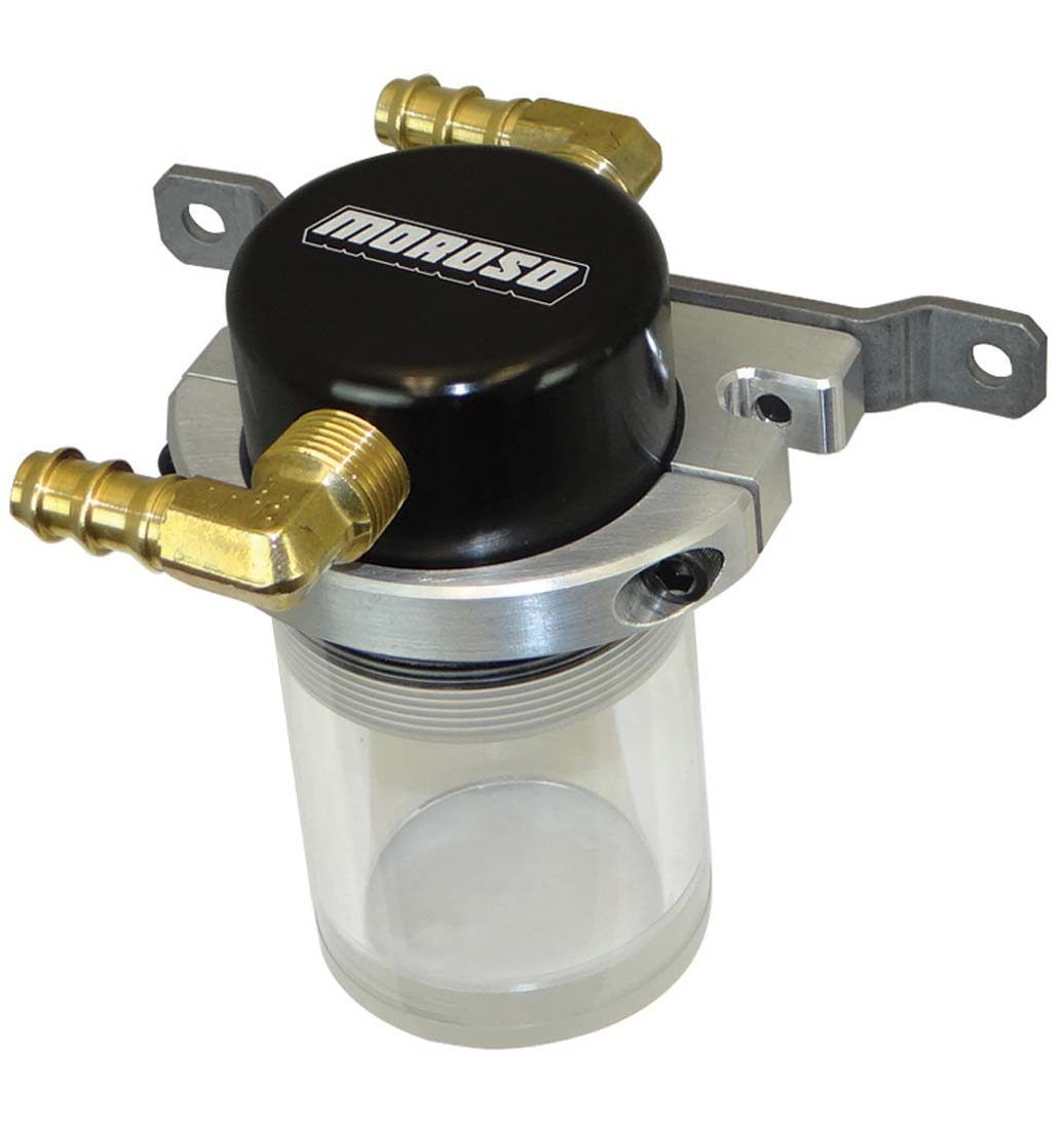 MOROSO Air/Oil Separator Univ. Small Body Black 85683
