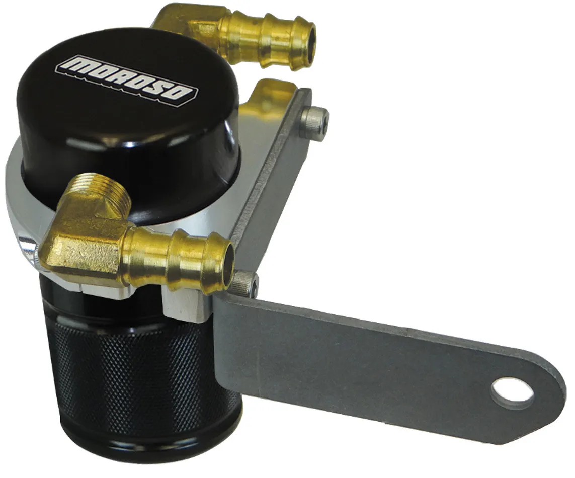 MOROSO Air/Oil Separator Dodge Challenger w/Shaker Hood 85697