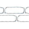 MOROSO BBC 1-Piece Oil Pan Gaskets Gen IV/ V (5pk) 93183