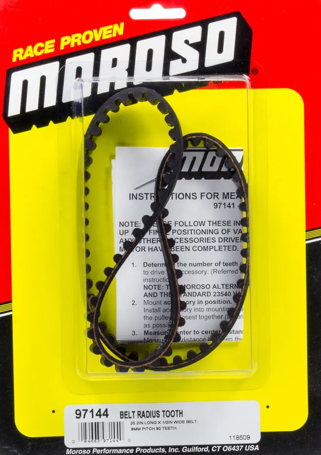 MOROSO Radius Tooth Drive Belt - 25.2 Long 97144