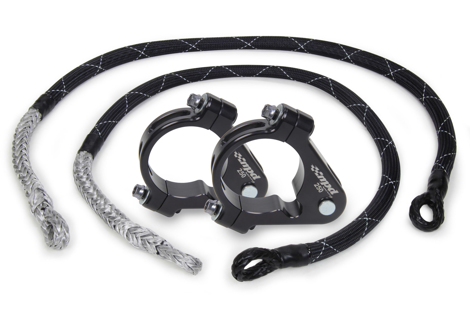 MPD RACING Axle Tether Pair With 2.5in Clamps MPD10500