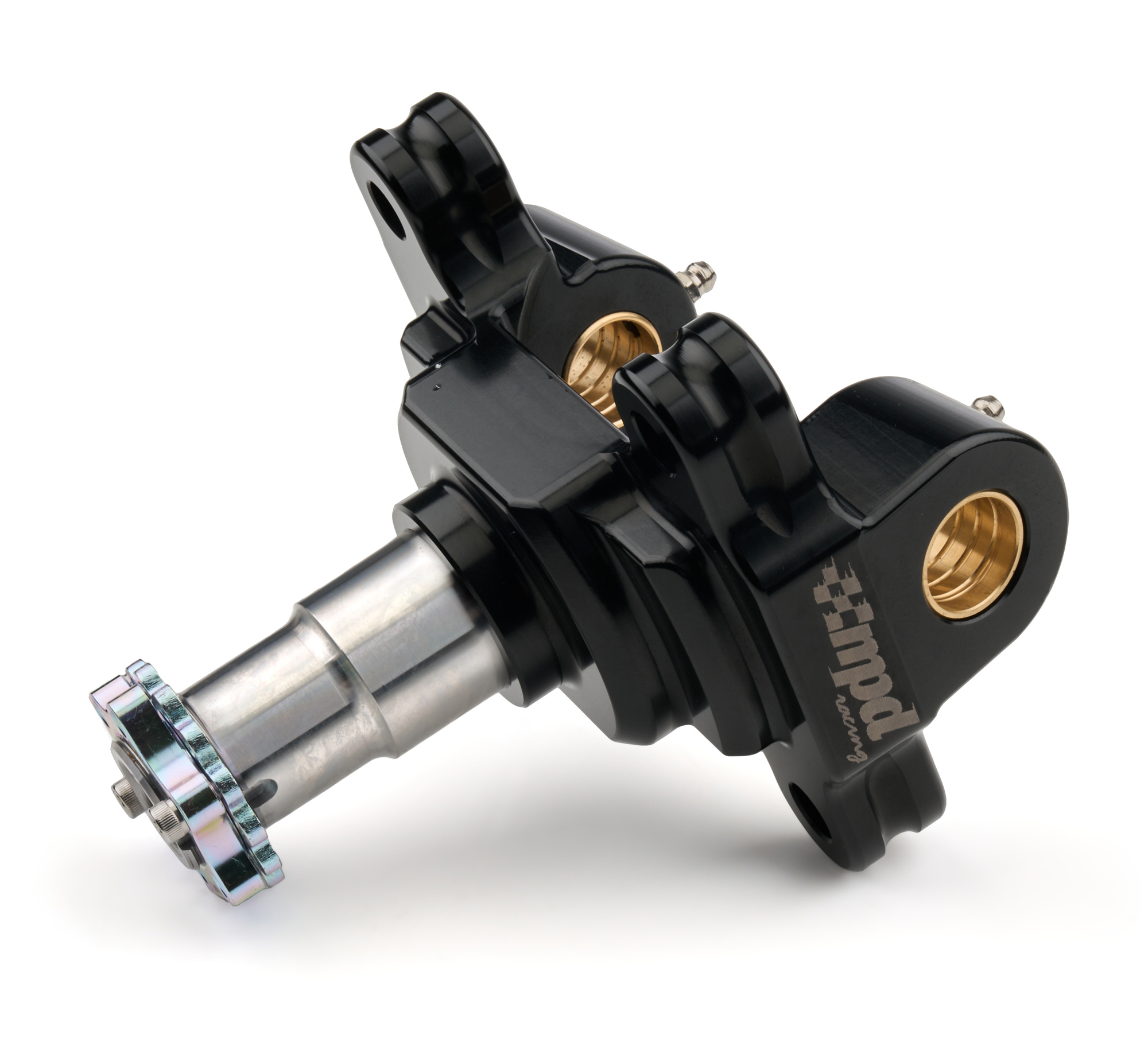 MPD RACING Pavement Spindle Stepped Snout Black 4-Hole MPD14100
