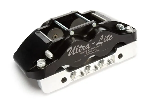 MPD RACING Brake Caliper Radial Mnt Black Alum Left Side MPD17100