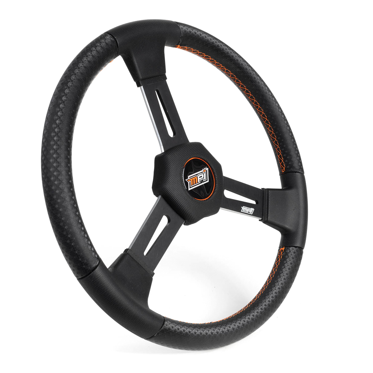 MPI USA Dirt Steering Wheel 15in Exteme Grip Flat MPI-D3-15