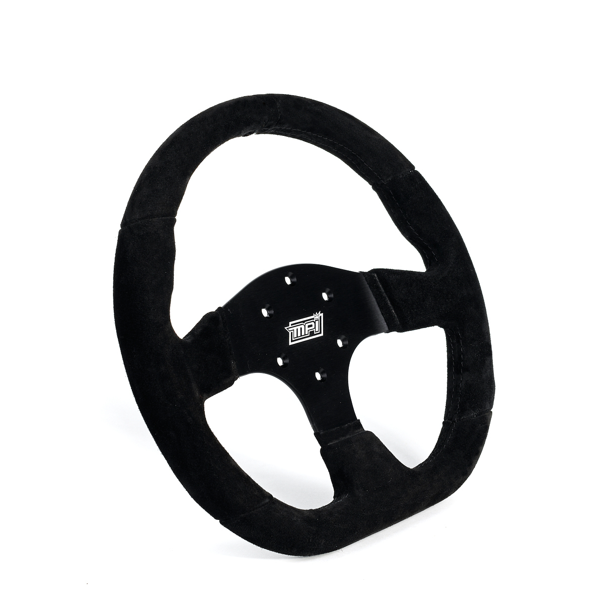 MPI USA Touring Steering Wheel 13in Full Black D Shaped MPI-GT2-13-B