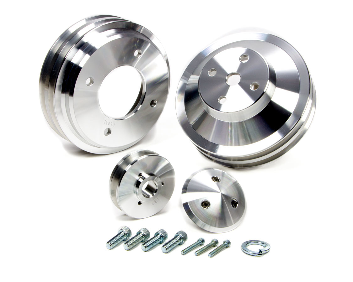 MARCH PERFORMANCE 70-78 BB Pontiac 3pcs Pulley Set 13030