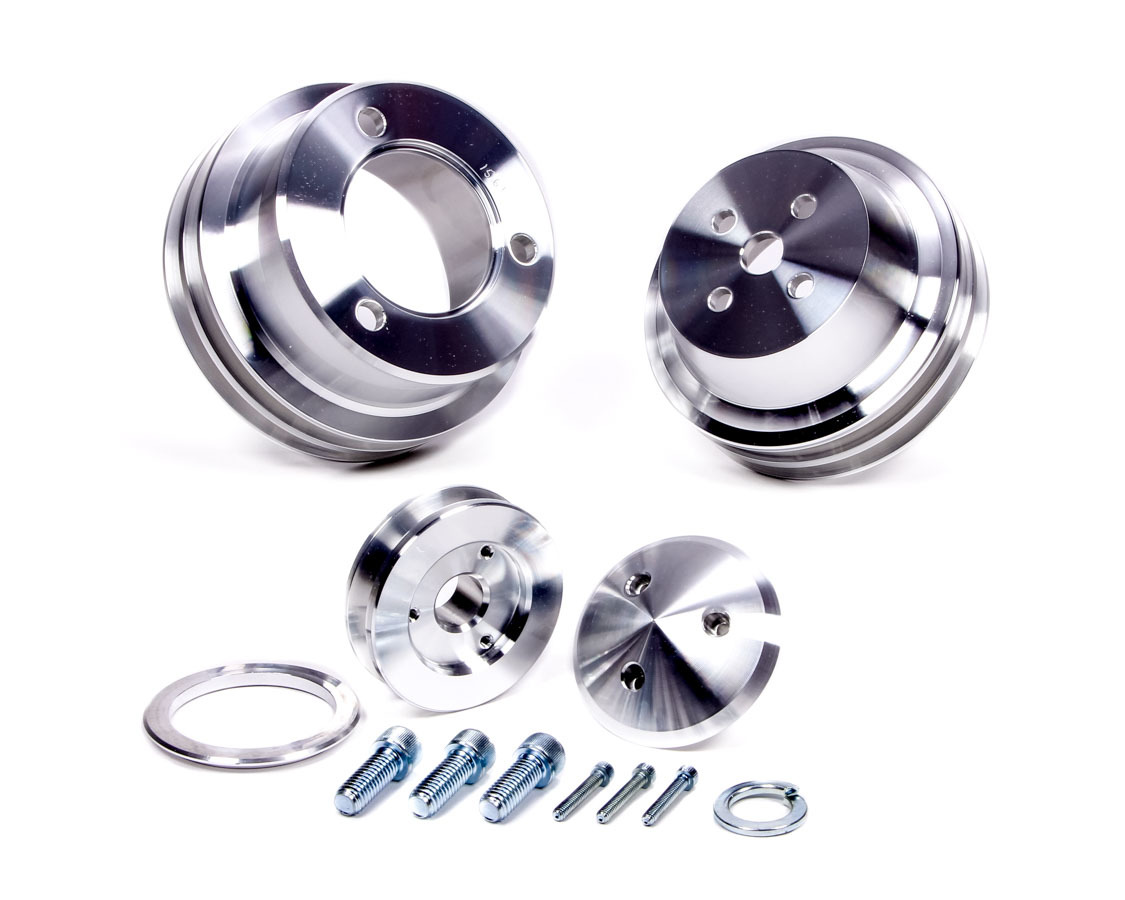 MARCH PERFORMANCE 289-351 Ford 3pc Pulley Set 1565