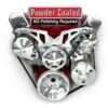 MARCH PERFORMANCE BBC Style Track Pulley Set Alt A/C with P/S 21250