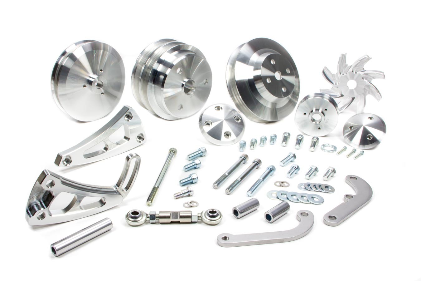 MARCH PERFORMANCE SBC Long w/p Serpentine Conversion Pulley Kit 22020