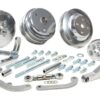 MARCH PERFORMANCE SBC Serpentine Conv Low Cost Custom Silver Kit 22031-09