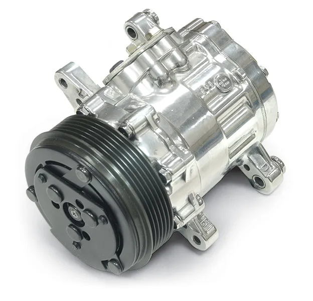 MARCH PERFORMANCE Sanden Style Chrome AC Compressor P412