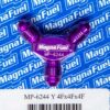 MAGNAFUEL/MAGNAFLOW FUEL SYSTEMS Y-Fitting - 3 #4 Male MP-6244