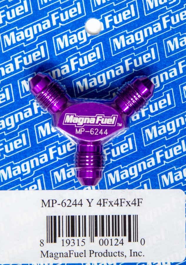 MAGNAFUEL/MAGNAFLOW FUEL SYSTEMS Y-Fitting - 3 #4 Male MP-6244