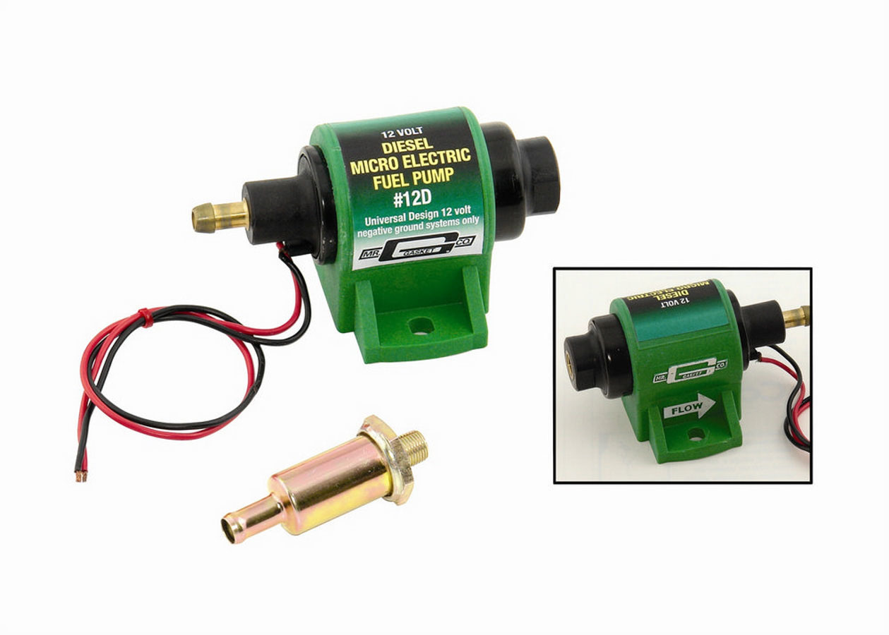 MR. GASKET Fuel Pump Electric Diesel 12D