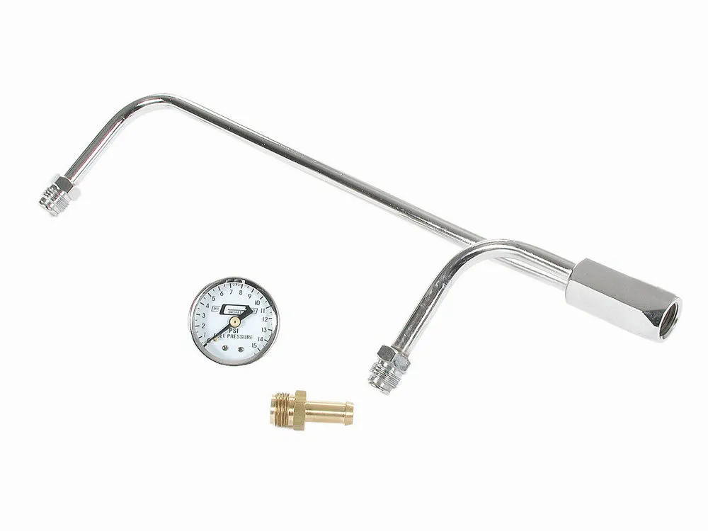 MR. GASKET 8-21/32in Fuel Line W/Gauge 1558