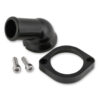 MR. GASKET Water Neck - Swivel Style GM LS 97-Up Black 2670BK