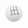 MR. GASKET Classic Shifter Knob 5 Speed White 9619