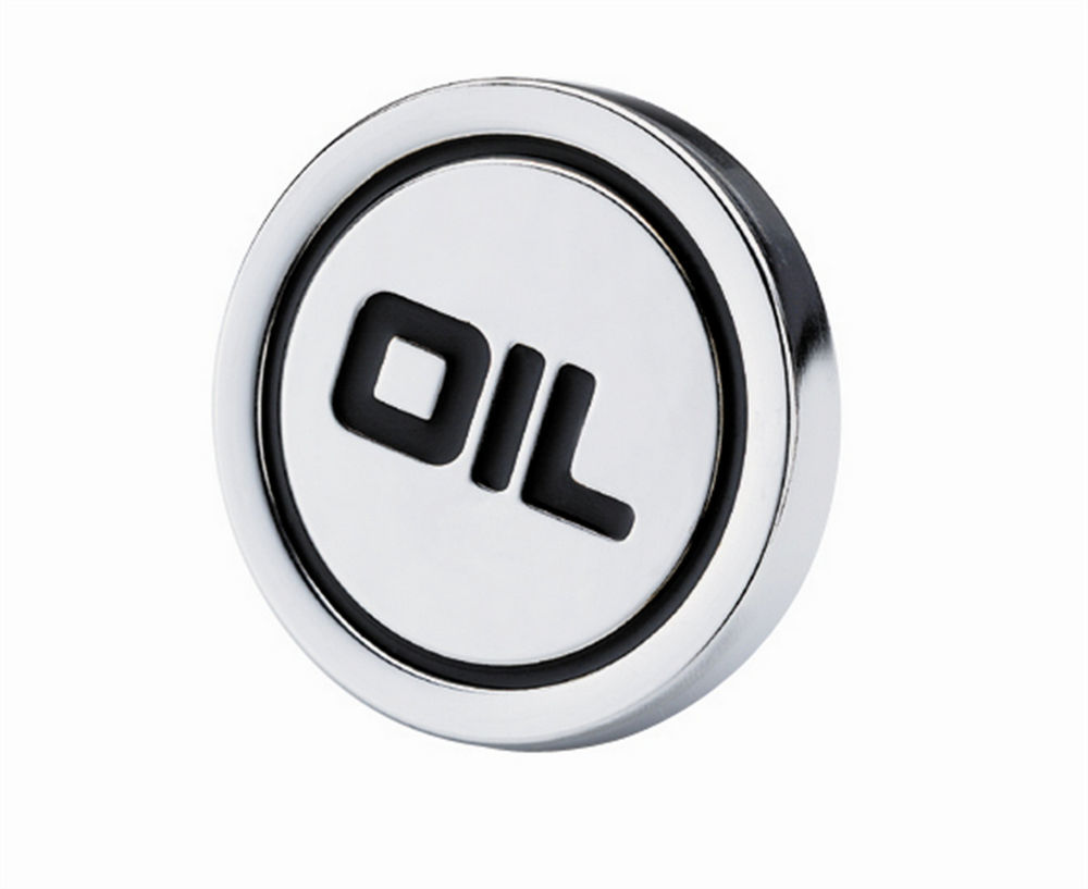 MR. GASKET Chrome Push On Oil Plug 9815