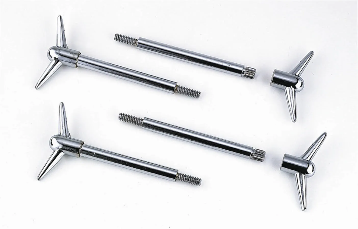 MR. GASKET Chrome Y Wing Bolts 9824