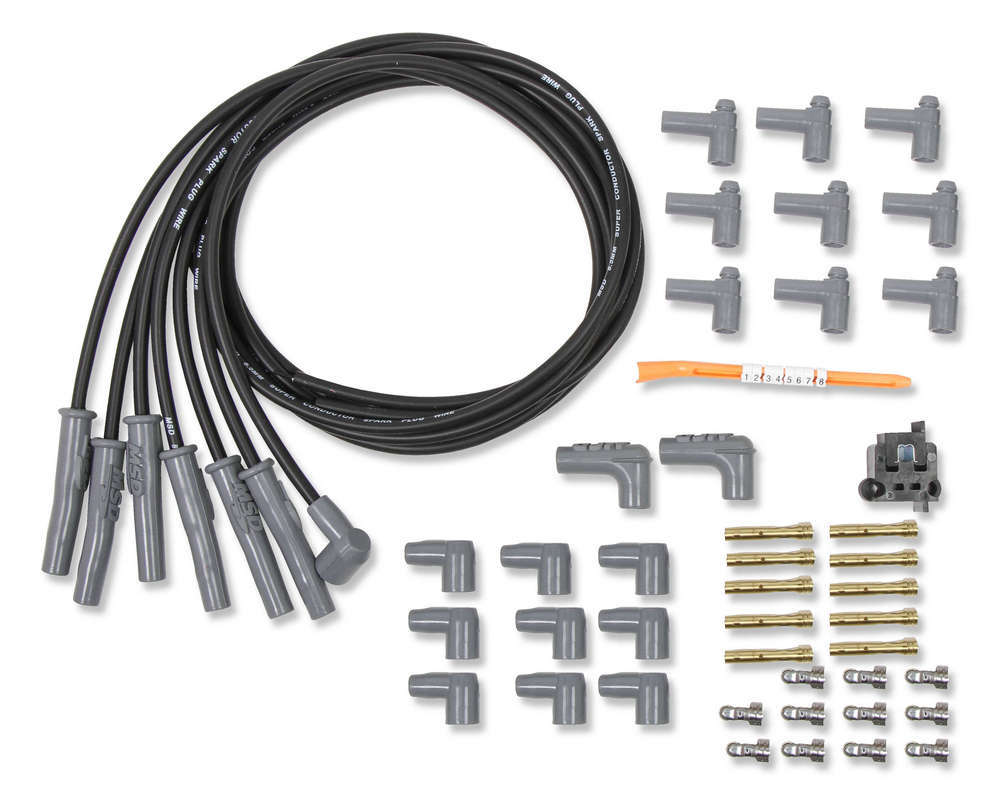 MSD IGNITION Spark Plug Wire Set - 6cyl. Universal Black 31173