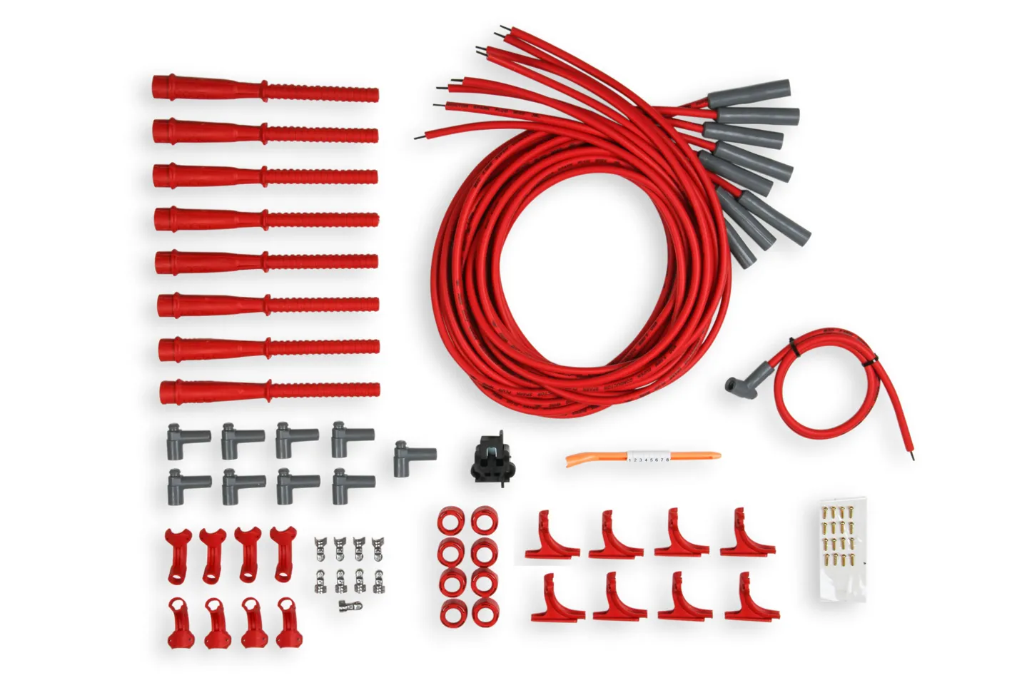 MSD IGNITION 8.5MM Spark Plug Wire Set - Red 31529