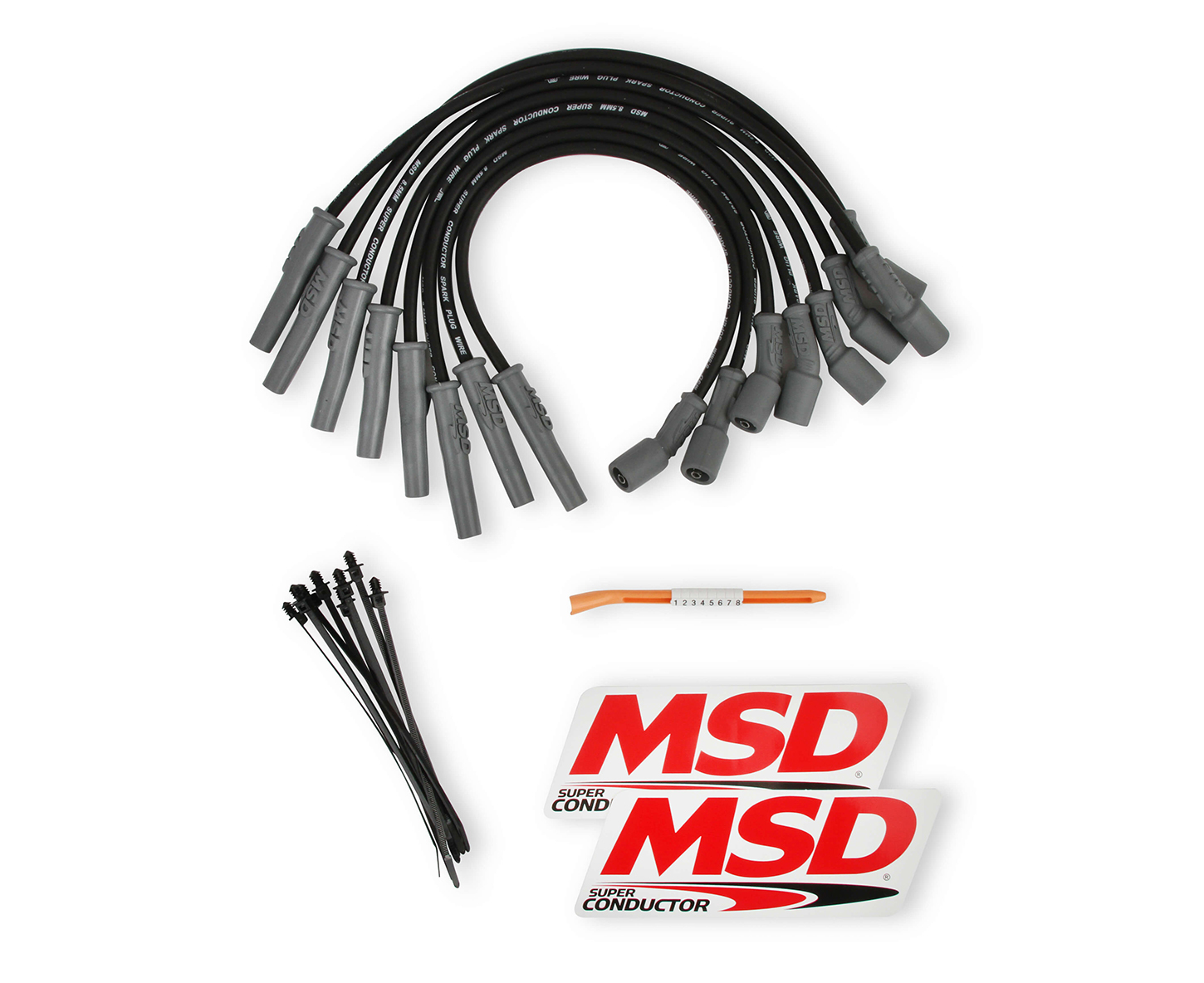 MSD IGNITION 8.5mm Plug Wire Set Ford Raptor 10-15 6.2L Black 31633